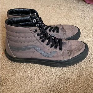 Grey/Black Sk8 Hi Vans